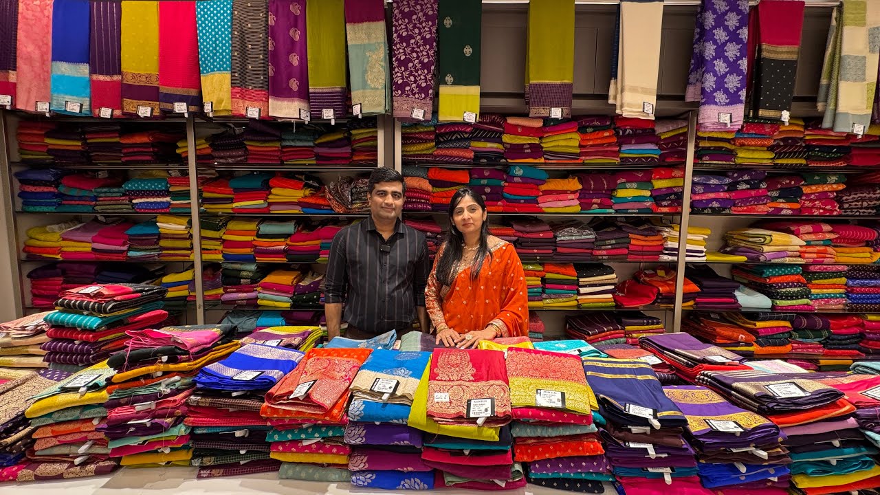 Специальные коллекции сари к фестивалю Дивали от Ratan Silks Bangalore Hanumanthnagar