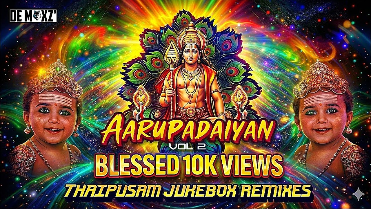 Aarupadaiyan V2 Jukebox Mix - De MaxZ' Production - Y2025 #trending #tamilhits #murugansongs #remix