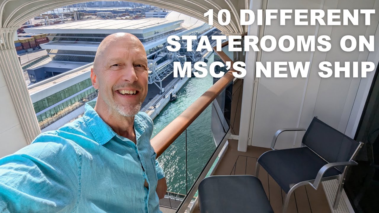 MSC Cruises: MSC World America Cabin Tours, 10 Staterooms