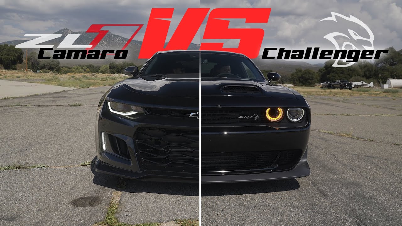 Camaro ZL1 vs. SRT Hellcat (SUPERCHARGED V8 SHOWDOWN)