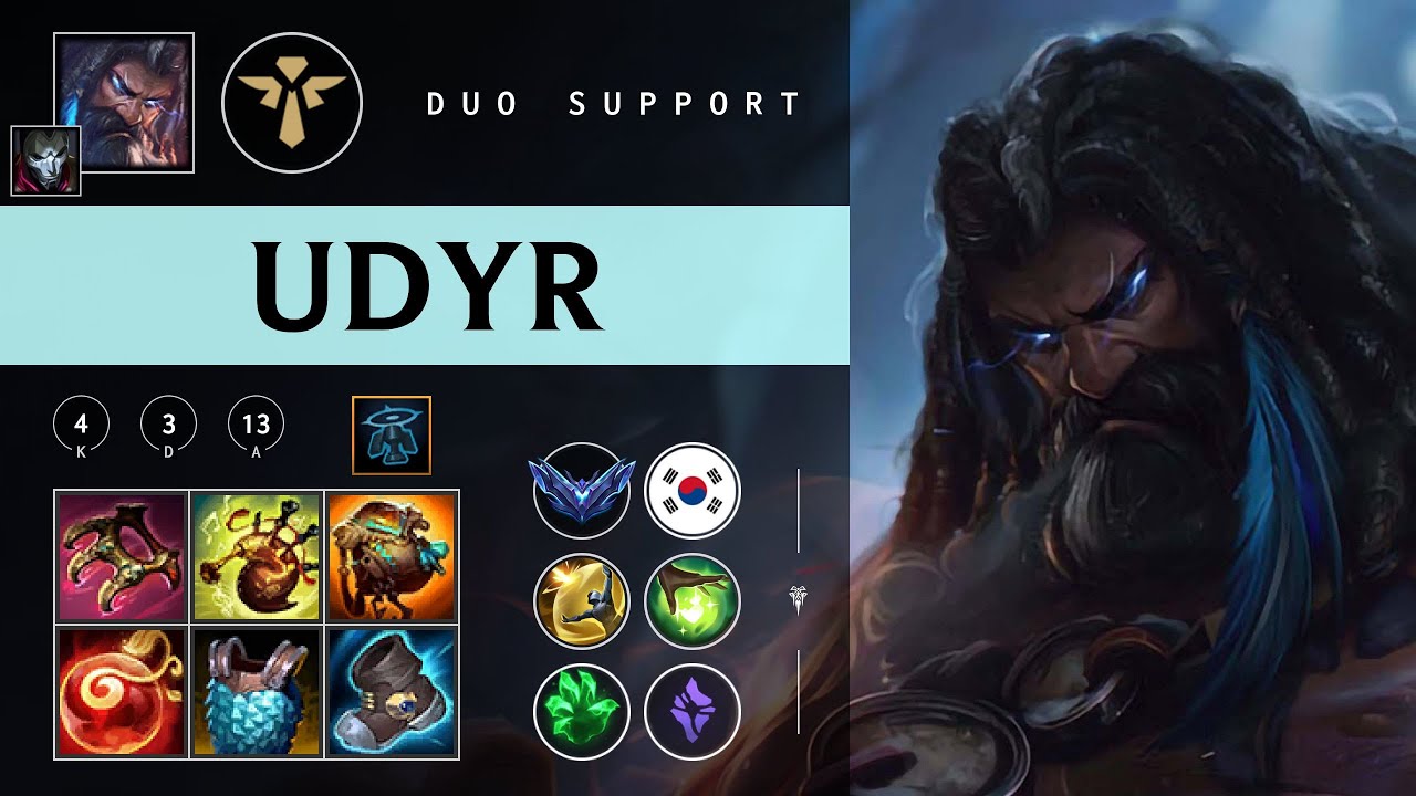 Udyr Support vs Leona - KR Diamond Patch 26.01