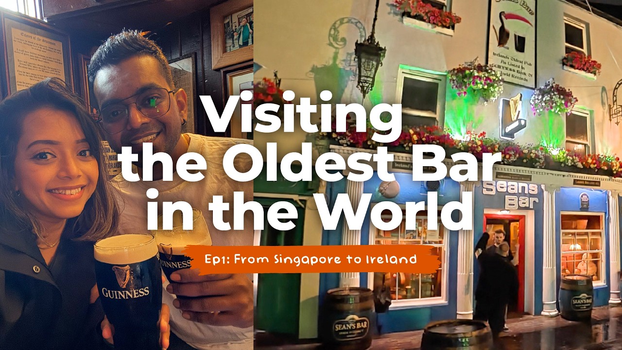 We went to the Oldest Bar in the World!  Sean's Bar Ireland