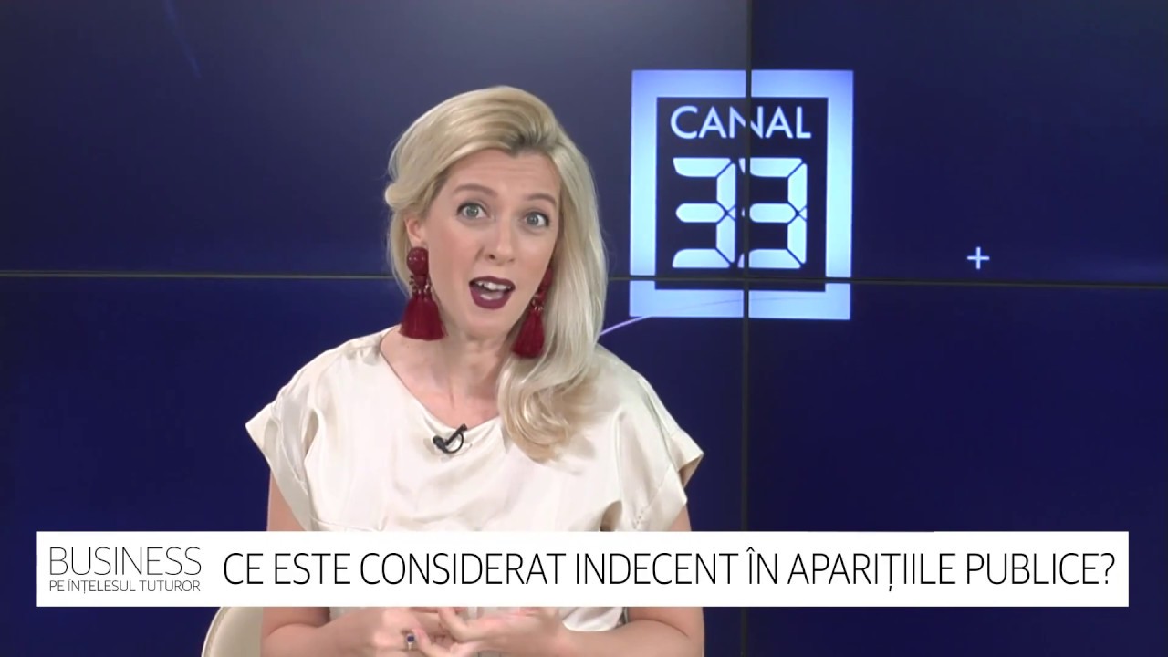 Ce este considerat indecent în aparițiile publice? - cu Cristina Dragna
