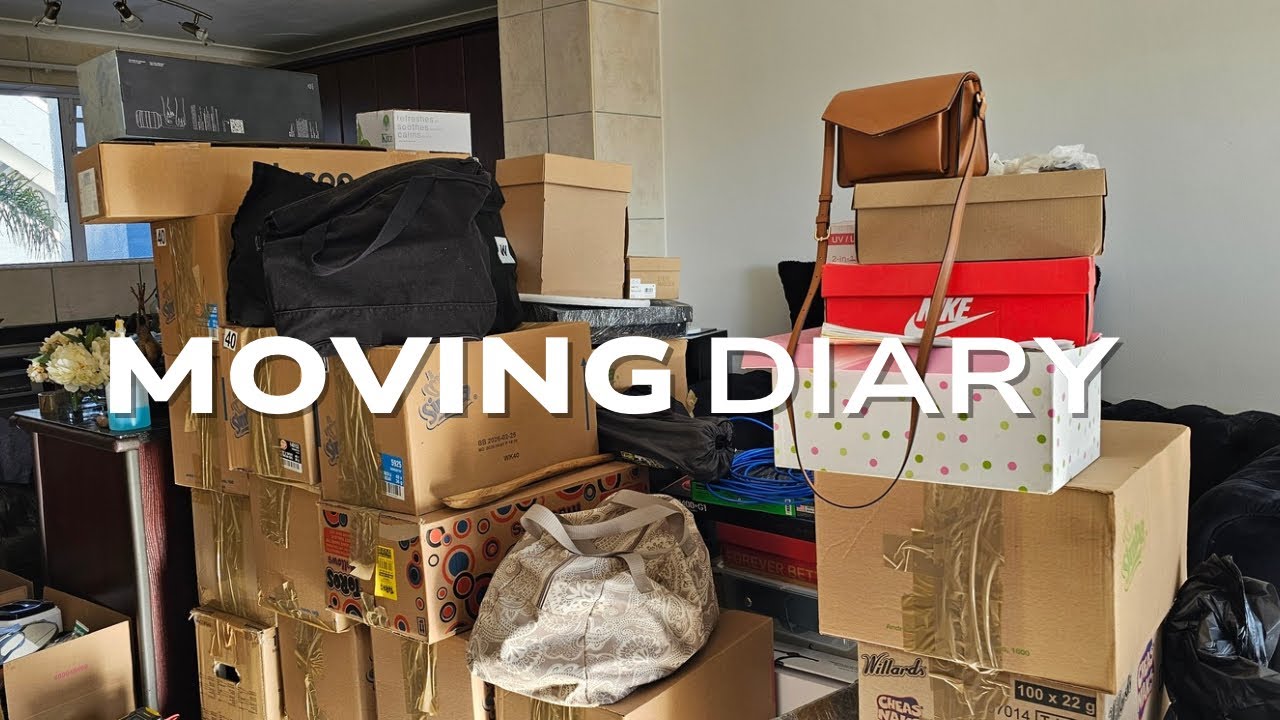 Moving Out Day : packing our life into boxes 📦✨