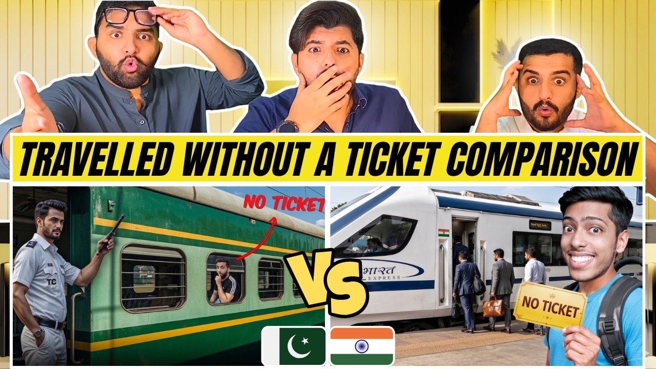 Reaction On Travel On Train Without Ticket | India vs Pakistan | चुनौती | Pakistani Reaction 🔥