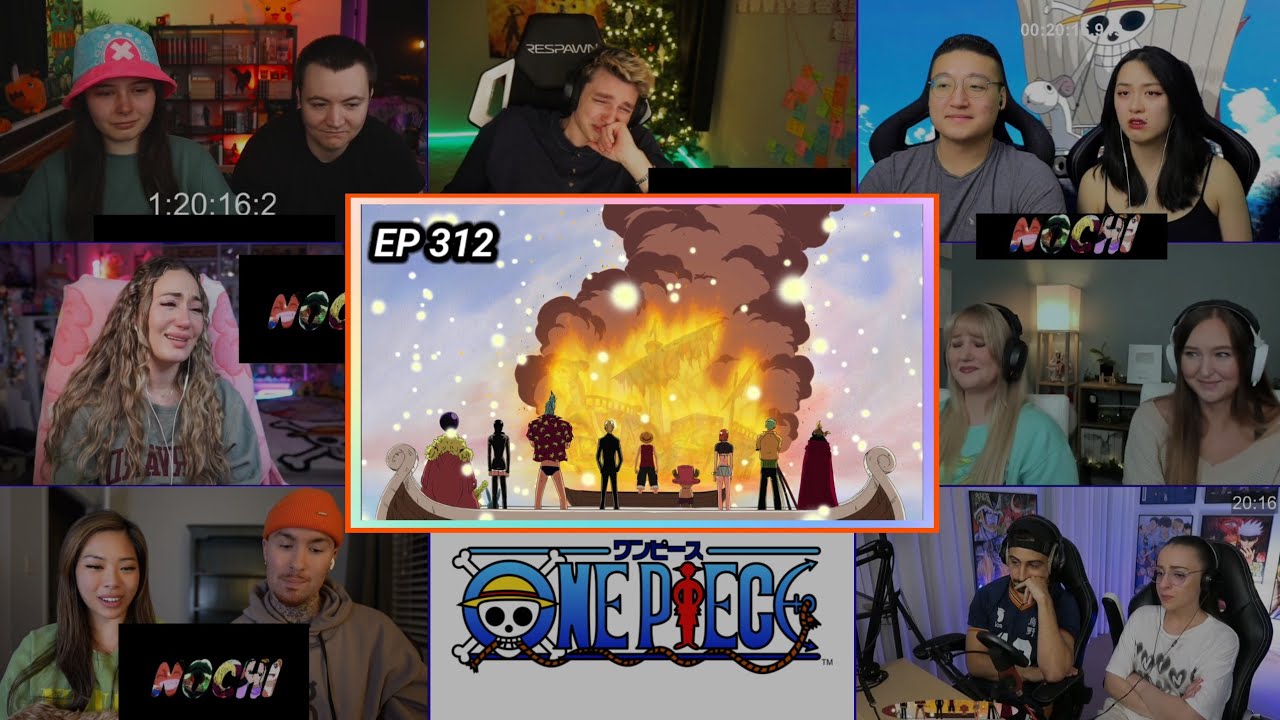 ONE PIECE | GOING MERRY'S FAREWELL!!! | EPISODE 312 | REACTION MASHUP | ワンピース