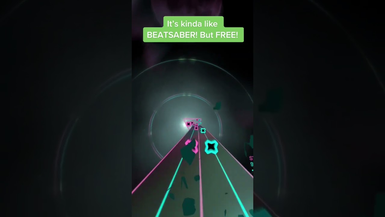 БЕСПЛАТНАЯ ИГРА В THE QUEST 2! Это как BEATSABER, только БЕСПЛАТНО! #quest2 #oculusquest2 #shorts