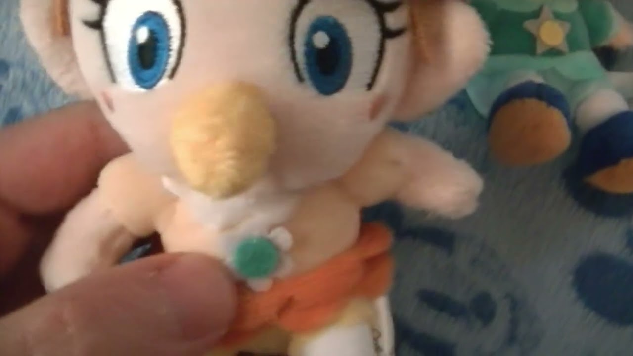 Super Mario Baby Daisy & Baby Rosalina Plush Toys Review Happy MAR10 Day!
