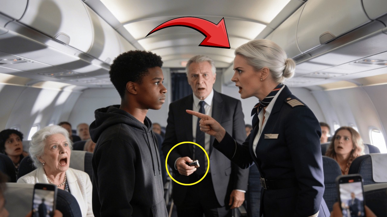 Flight Attendant Accuses Black Teen of Stealing — Minutes Later, Captain Cancels the Entire Boarding