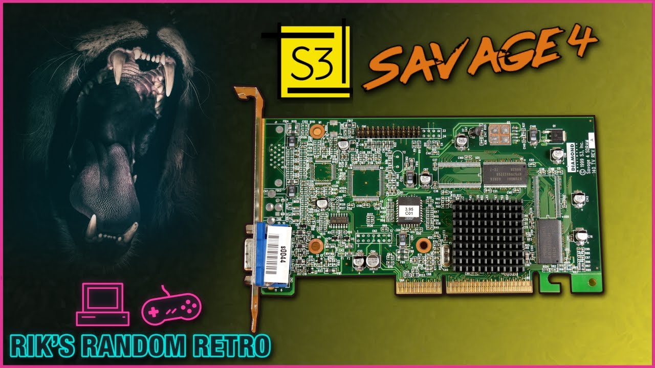 S3 Savage 4 - That Other 90s 3D Accelerator