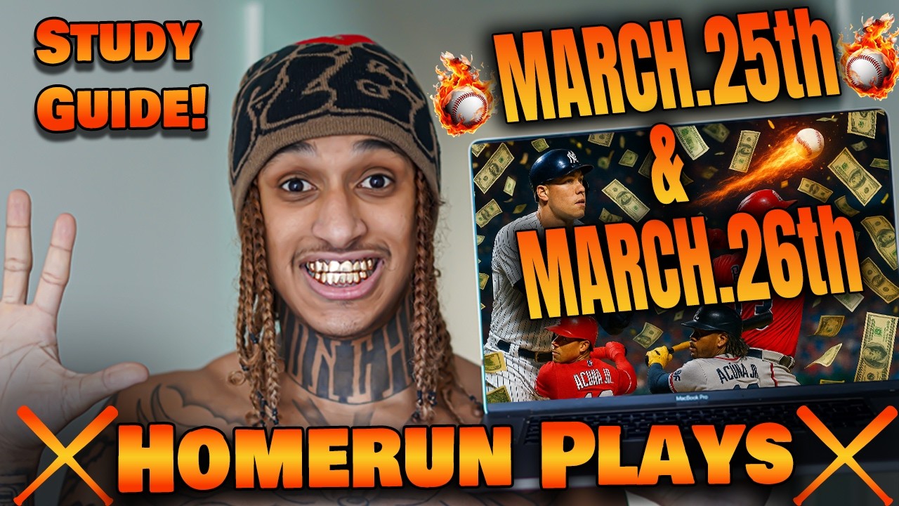 Best HOMERUN picks for March 25/26th 2026!
