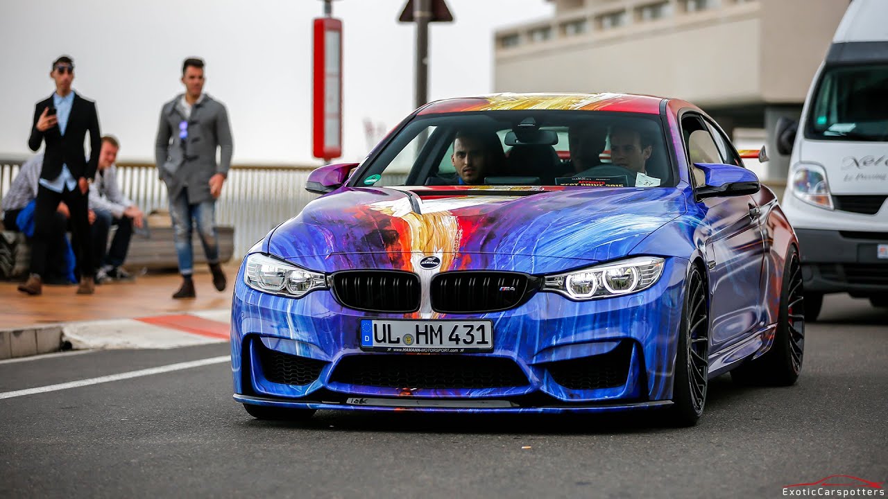BMW Hamann M4 Art Car w/ Hamann Exhausts ! LOUD Accelerations & Revs