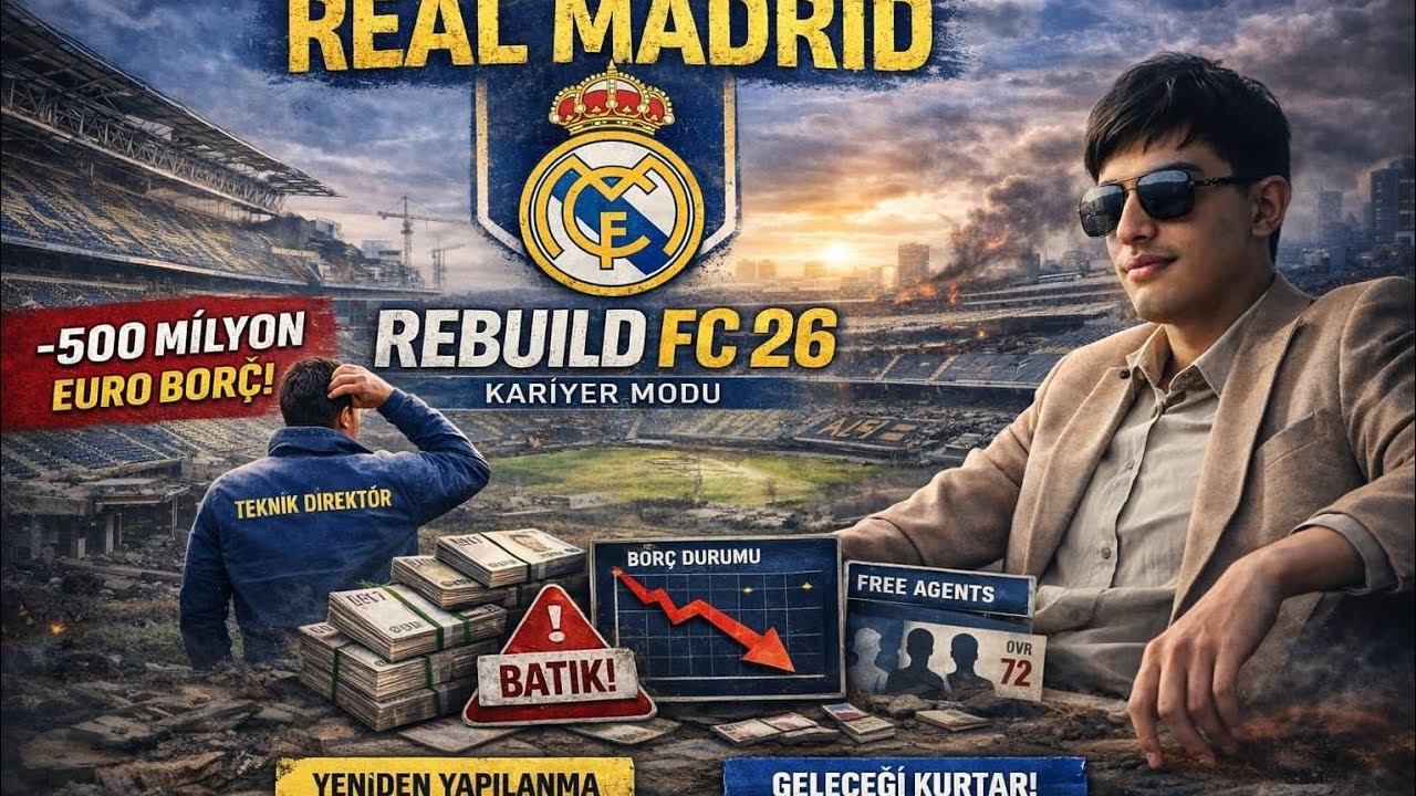REAL MADRID 500 MİLYON EURO BORÇ ! REBUILD