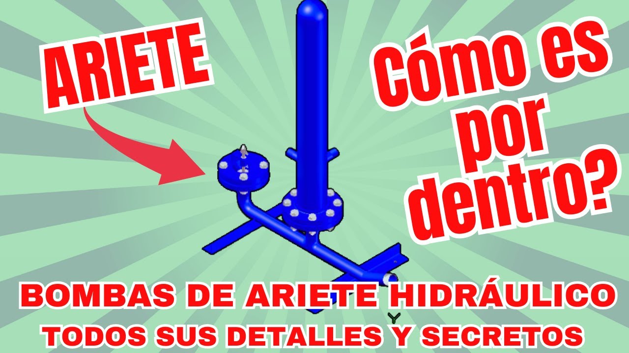 🤯Cómo es una BOMBA de ARIETE INDUSTRIAL PARA RIEGO?: Todo explicado.