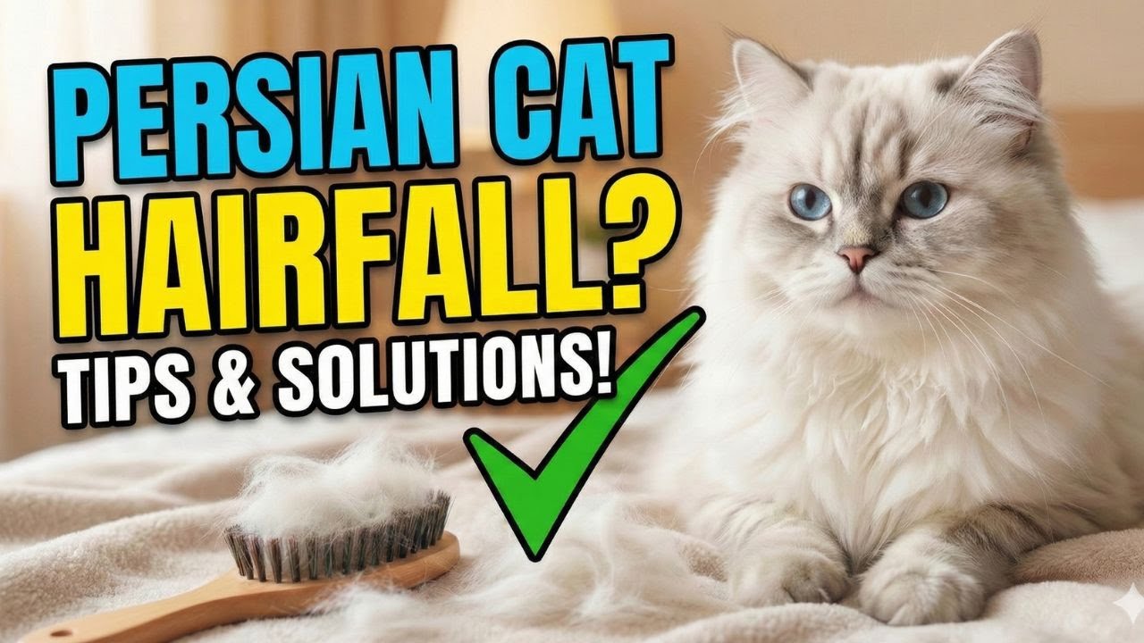Persian Cat Hair Fall Control Tips in Tamil | 5 Easy Ways to Reduce Hairfall 🐱