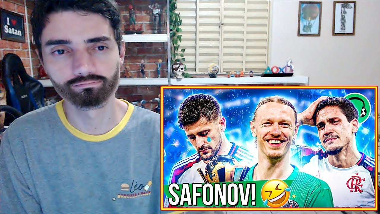 React - ♫ FLAMENGO É VICE DO PSG COM AULA DE SAFONOV! 🤣 | Paródia Seu Brilho Sumiu