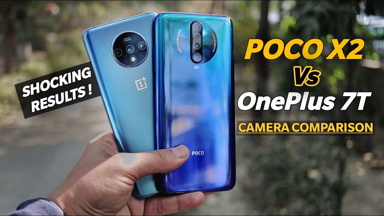 POCO X2 vs ONEPLUS 7T CAMERA COMPARISON | SONY IMX686 vs IMX 586 Best Camera Phone Under 20K