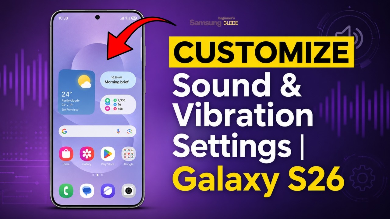 Руководство по настройке звука на Samsung Galaxy S26