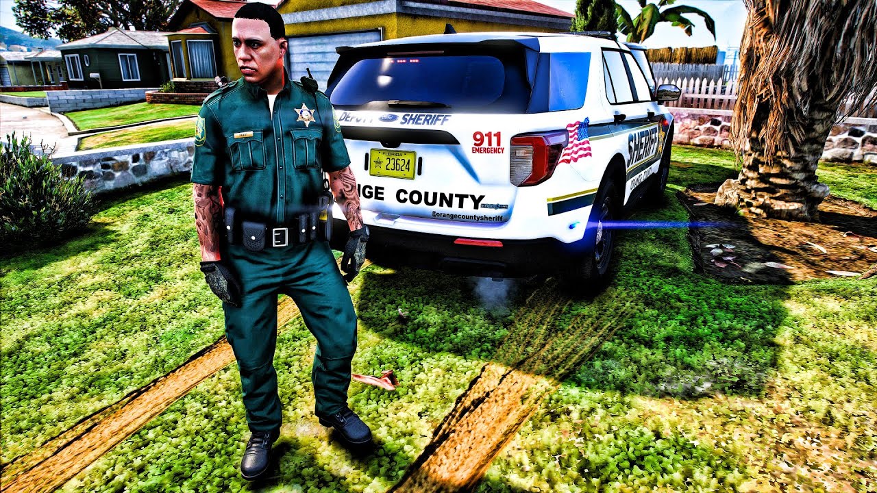GTA 5 MODS LSPDFR SHERIFF IN THE CITY STARCHASE TRACKER