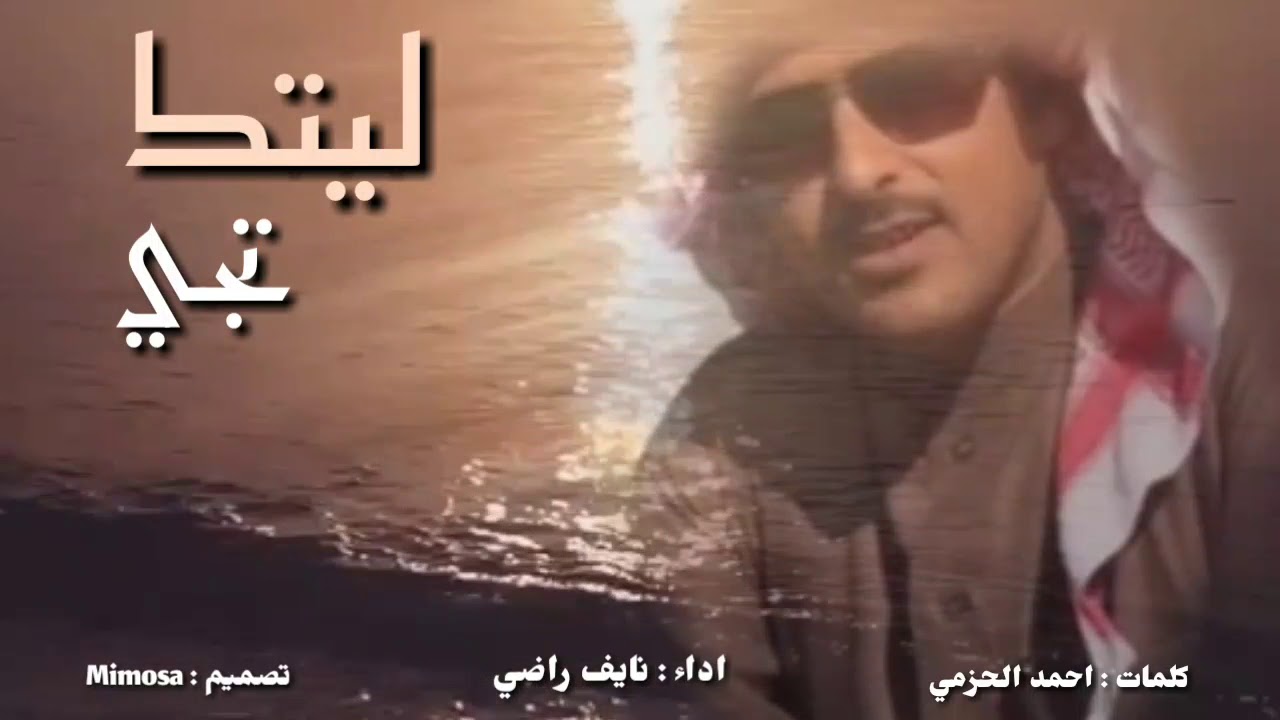 شيلة ليتك تجي يا زين  || كلمات احمد الحزمي || اداء نايف راضي #حصريا