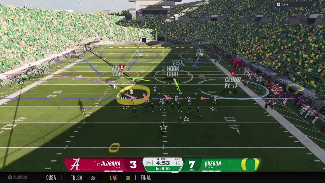 B2S - Alabama vs Oregon