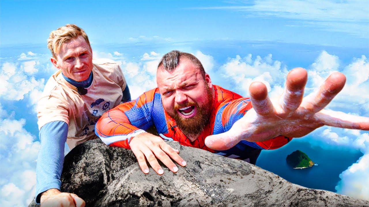 World’s STRONGEST Man Tries MOUNTAIN CLIMBING!! ft. Magnus Midtbø