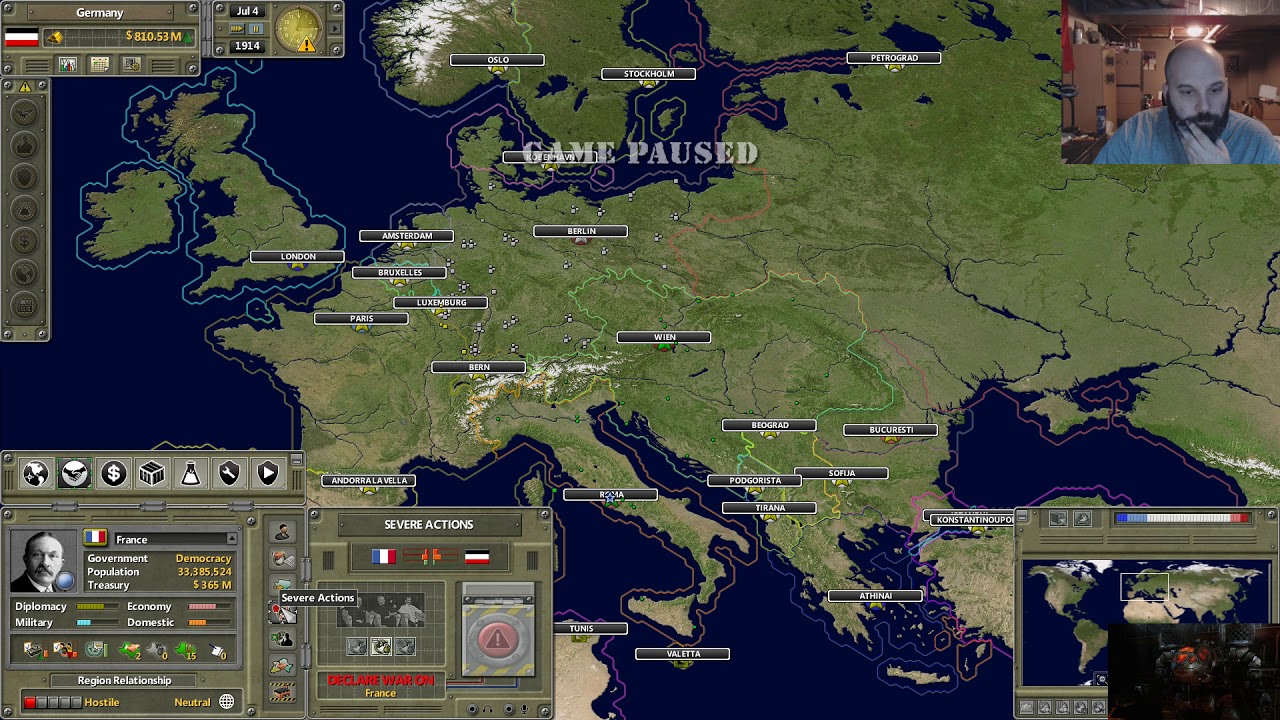 Supreme Ruler Ultimate: German Empire (1914 start) Campaign 1