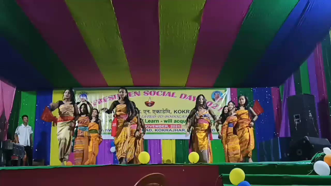 group dance/freshmen social day/U.N Academy/kokrajhar