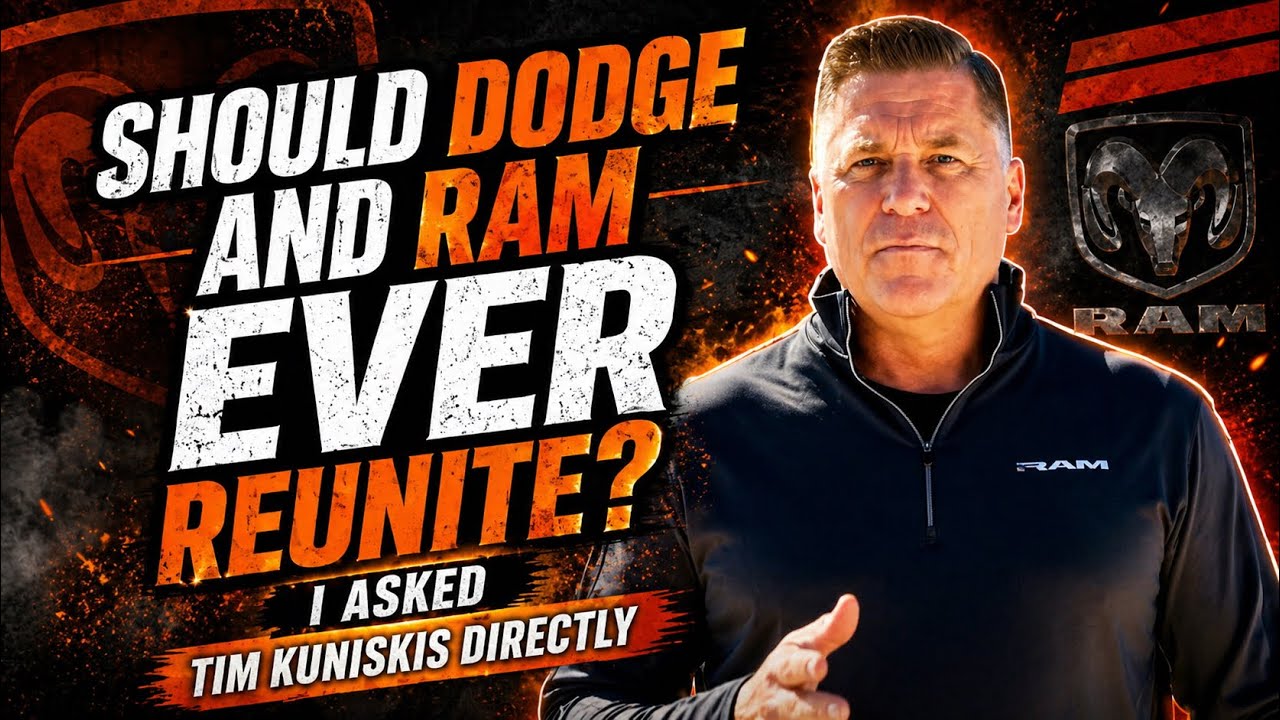 Стоит ли Dodge и Ram когда-нибудь воссоединиться? Я задал этот вопрос напрямую Тиму Кунискису.