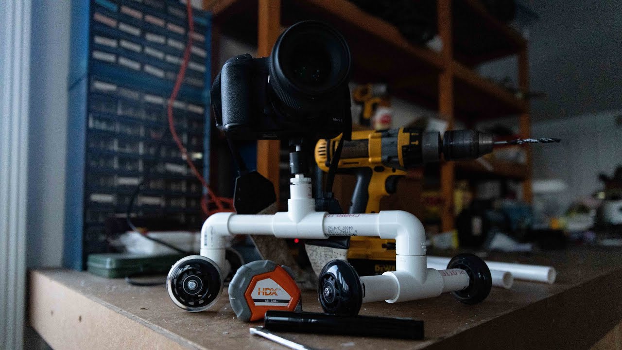 How to make a DIY Camera Dolly | Budget Friendly | Pcv & Roller Blade Dolly