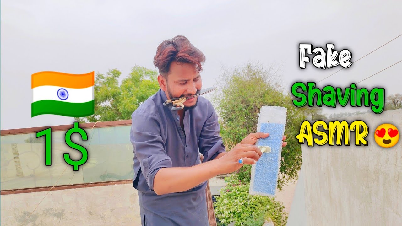 Fake Shaving ASMR || SONU'S ASMR