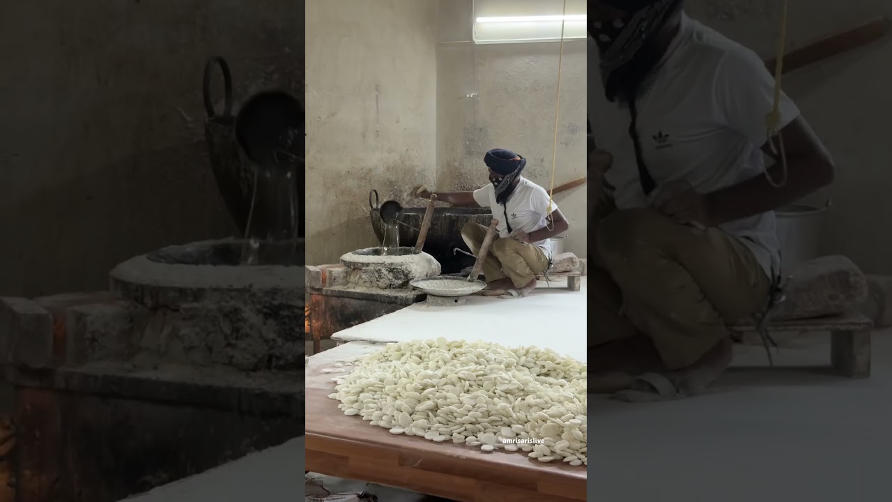 Patase Making Golden Temple Amritsar🥹🤌🏻 #amritsarislive