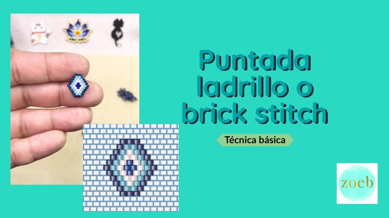 Puntada Ladrillo o Brick Stitch
