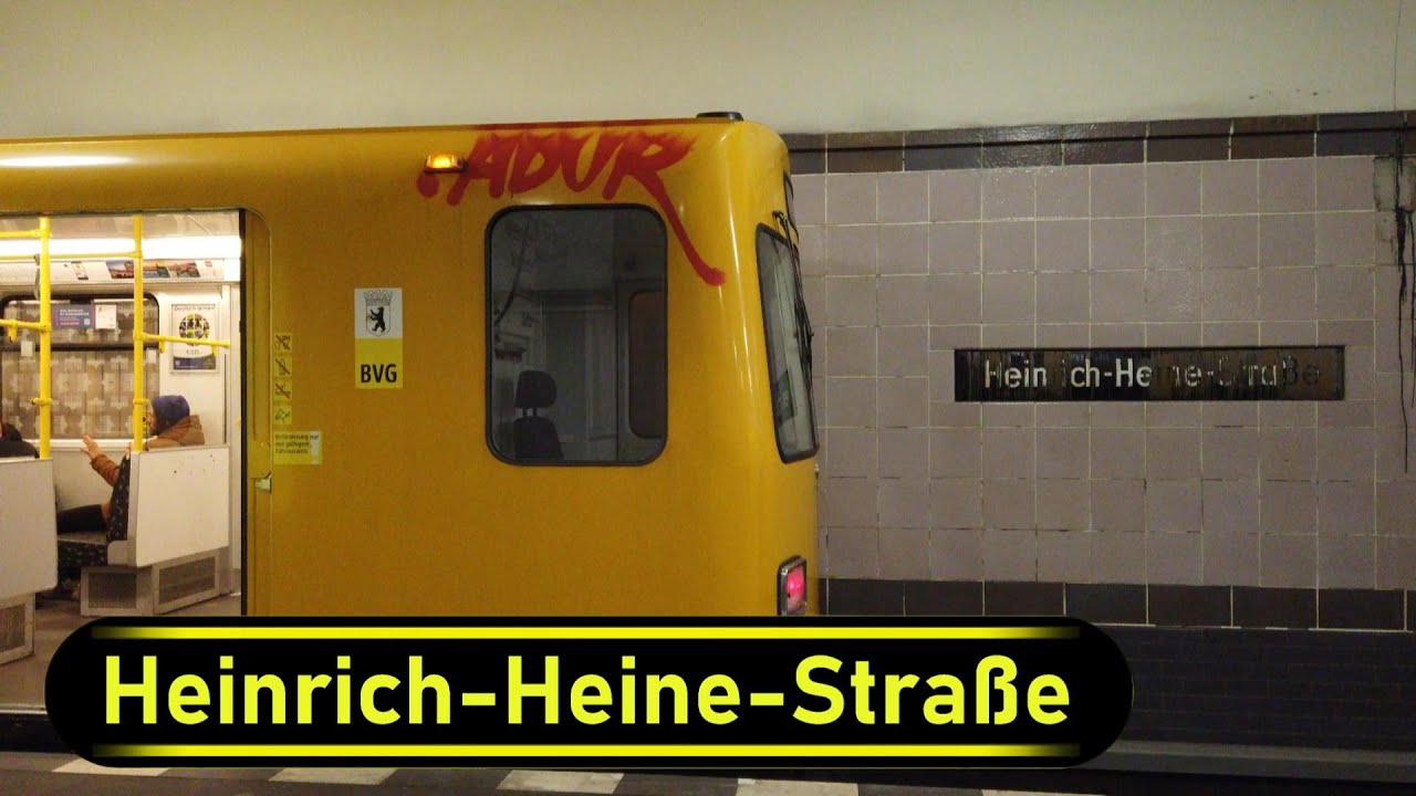 U-Bahn Station Heinrich-Heine-Straße - Berlin 🇩🇪 - Walkthrough 🚶