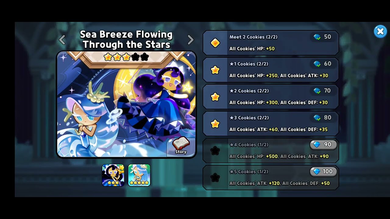 Cookie Run Kingdom - 'Sea Breeze Flowing Through the Stars' Music Soundtrack OST