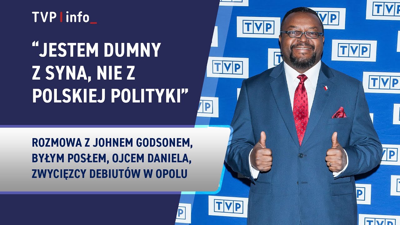 John Godson: jestem dumny z syna, nie z polskiej polityki | STUDIO INFO