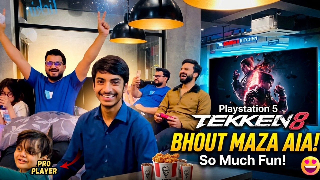 Playstation 5 Tekken 8😍Challenge Choty Bhai Bary Bhai😮Gujrat Kfc