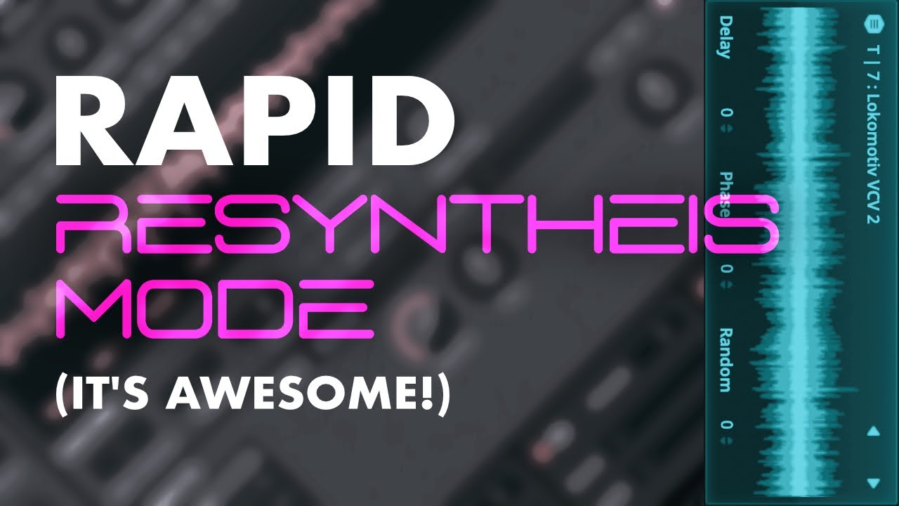 Parawave Audio Rapid: ReSynthesis!