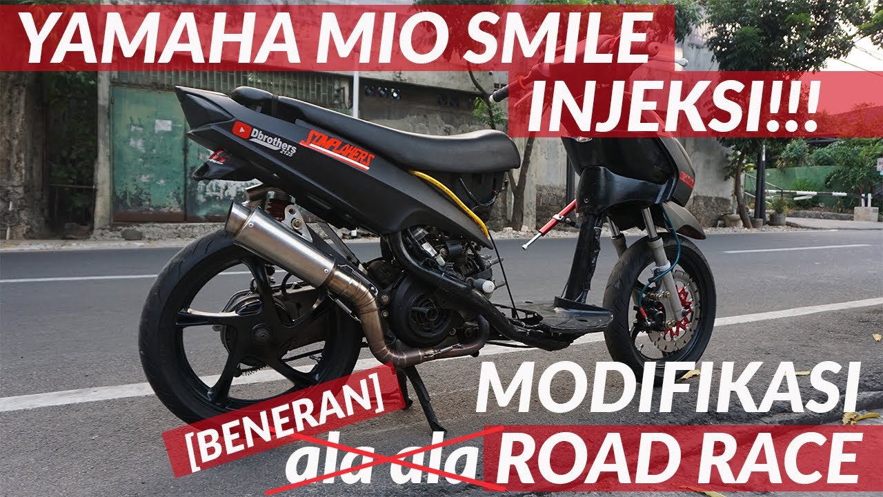 Modifikasi Motor Beneran Roadrace | Karbu Hijrah Injeksi | Yamaha Mio Smile 2006