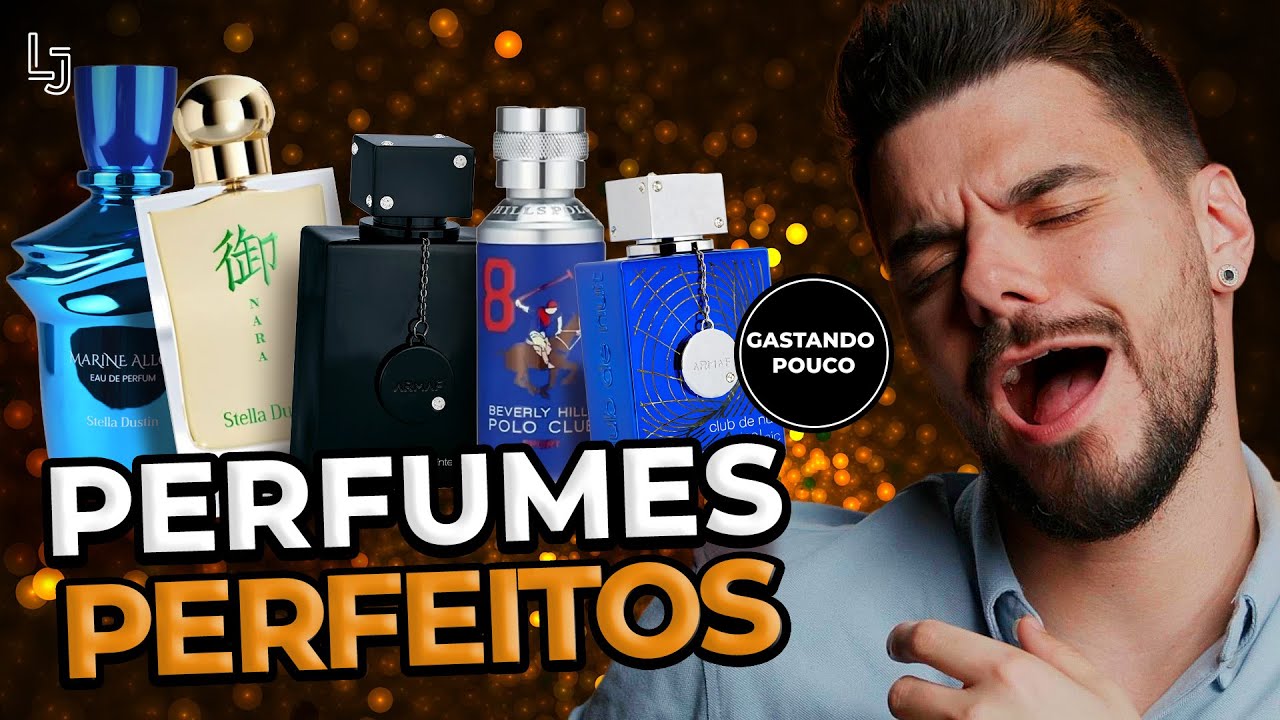 05 PERFUMES PERFEITOS PARA O TRABALHO COM CUSTO BENEFÍCIO TOP! RECEBA MUITOS ELOGIOS GASTANDO POUCO