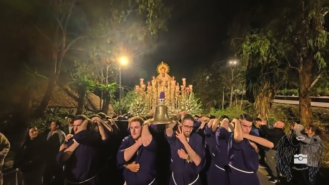 (4k) Subida al Asilo - Procesión de Alabanza Esperanza y Refugio - Málaga 2025