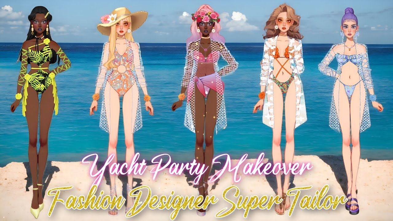 ✨️Yacht Party Makeover / Fashion Designer Super Tailor #fashionstylistgame #fashiondesigner