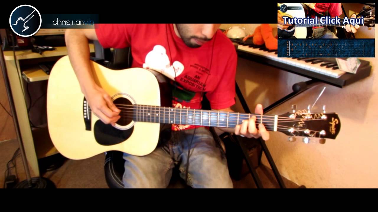 Con La Cara En Alto REIK Guitarra