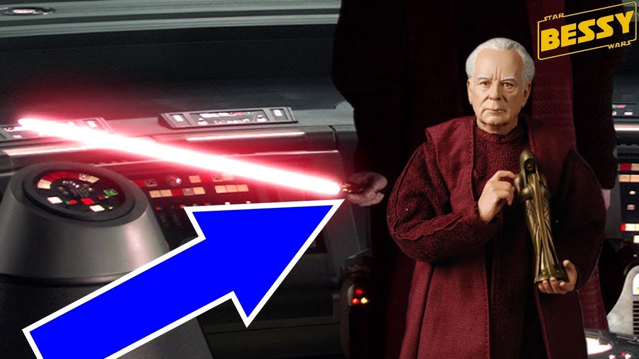 Where Did Sidious Hide His Lightsaber While Serving as Chancellor?? - Explain Star Wars