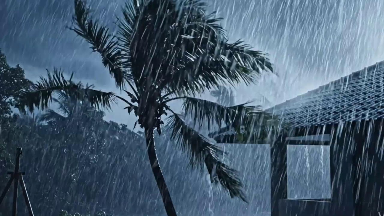 Sound Hujan Deras dan Petir  untuk Relaksasi 🌧️⚡