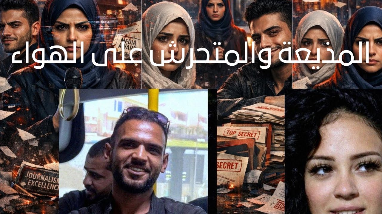 المذيعة مع المتحر ش على الهواء ..  سارة خليفة براءة يا شيخ حسني!