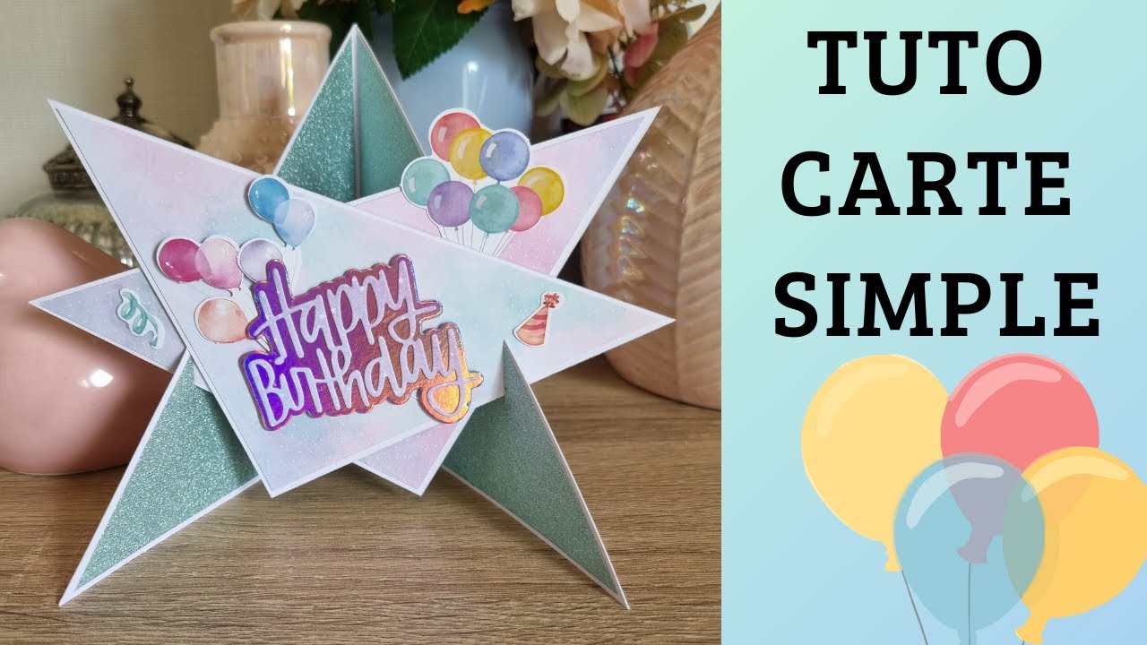 TUTO carte simple, avec une base de carte