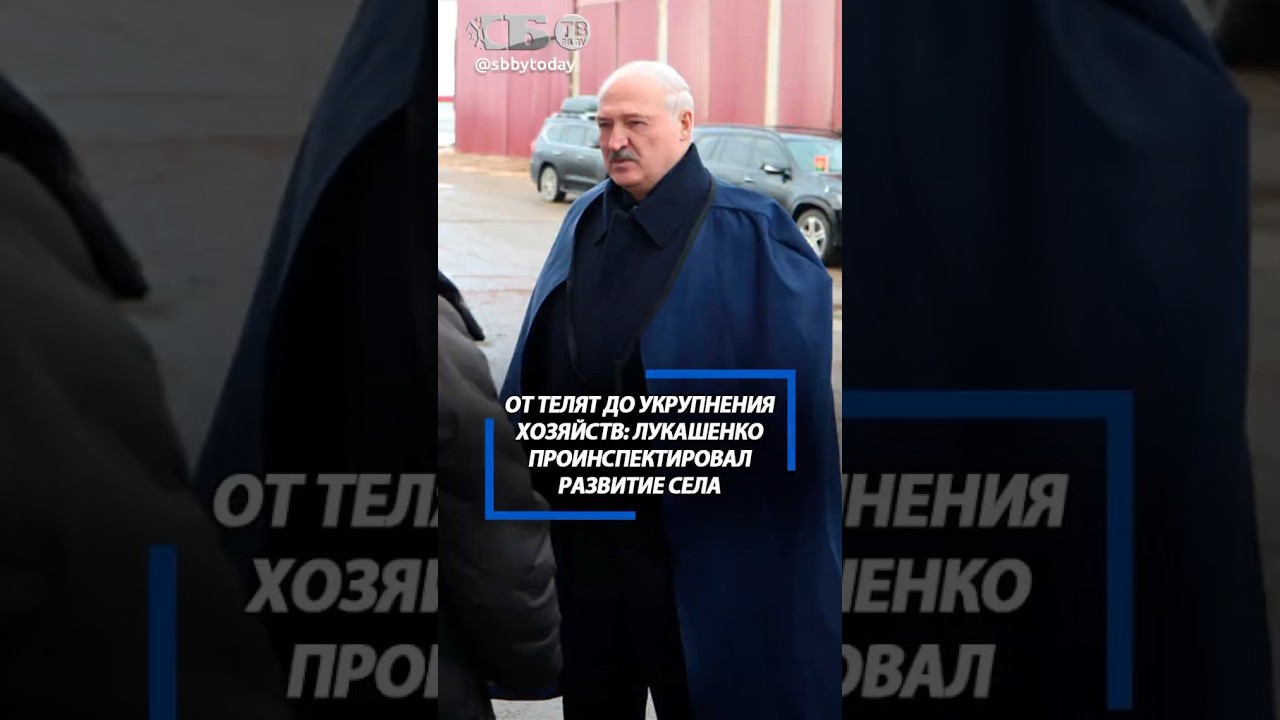 Шефская помощь как спасение для села. Лукашенко посетил МТК в Логойском районе