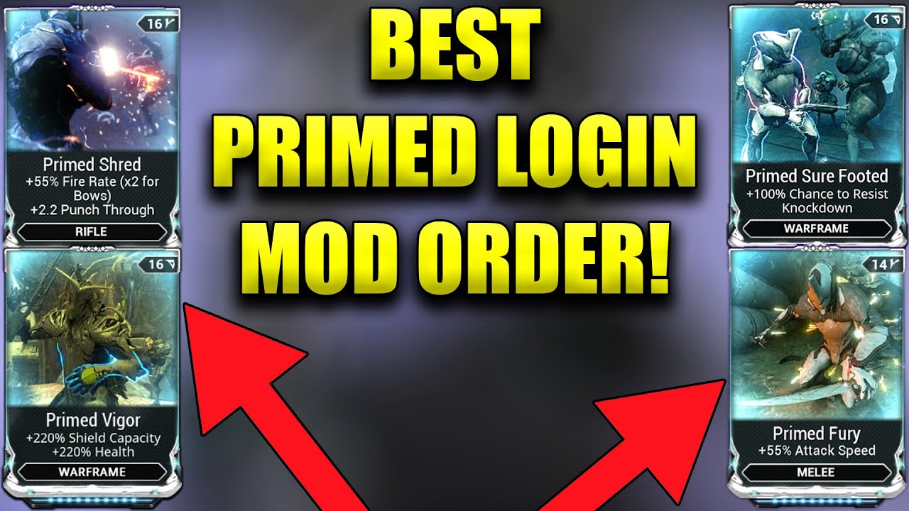 Best Warframe Primed Mods You Should Pick From Daily Login Rewards! Warframe Beginners Guide