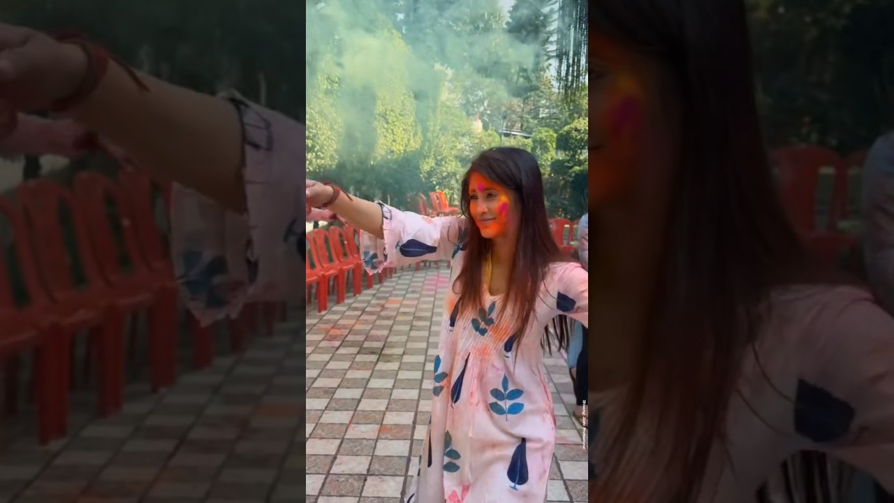 Sweet, messy, a little crazy&hellip; the best kind of Holi with family...🩷💚💛🧡🩵💜❤️💙#shivangijoshi